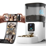 PAPIFEED Automatic Cat Feeder with Manual Camera: Auto Pet Feeder with HD Video, Automatic Cat Food : selly24