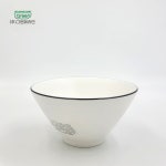 그린메라민 코드 라인 브이면기 소소(12.6x6.9)  G9742  화이트면기 짜장기 : 1004주방