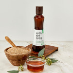 청오 유기농 발아 참기름 300ml 저온압착참기름 통참깨참기름 : 착한곳간
