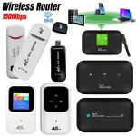 모바일 와이파이 라우터 SIM 카드 포함 차량용 코티지 무선 핫스팟 무제한 인터넷 4G 5G LTE 150Mbps : 바오직구몰