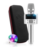 블루투스 마이크 미라클엠 M100 블루투스마이크 자동차 노래방 AS가능FM기능 화이트 : 셀러컴퍼니