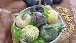 제주 오메기떡 제주도 섬나라오메기 선물 세트 택배 개별 포장 30개입 6종 혼합(팥 콩 깨 귤 녹두 밥알) 추석 명절 : 섬나라오메기