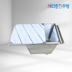 업소용 이동식 밀가루통 STS 201 스텐 쌀통 베이커리 : 해인종합주방