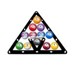 당구 매직 랙 홀더 시트 공간 절약 재사용 가능한 얇은 테이블 큐 액세서리 시트용 : 바오직구몰