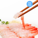 단새우 회 20pcs 아마에비 횟감 초밥 오마카세 L 3L 60g 100g : 인어교주해적단