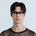 ROOM84 PRIMO 08 하금테 원형 아세테이트 특이한 반뿔테 패션 안경 안경테 : 마노모스안경  건대본점