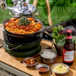 우리집포차 숯불 양념 춘천 닭갈비 캠핑음식 : 우리집포차