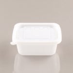 본죽 용기 전자레인지 사각 통 죽 포장 용기 400ml : 연아 상점