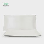 그린메라민 코드 라인 직사각접시 중(35.6x18) G9790 (그레이) : 주방112mall