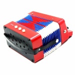 입문용 아코디언 7 단추 키 교육 장난감 악기 아마추어 초보자 하모니카 액세서리 : 엠엔제이30