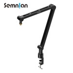유선 마이크 SEMNLAN 범용 전문 데스크탑 PC 모바일 게임 라이브 녹화 360  조정 가능한 캔틸레버 고급 암 스탠드 : 셀러컴퍼니