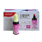 모나미 스킬라이터 유성 병매직 핑크 컬러 사각닙 택배 박스 POP 마카 : 모나미문방구