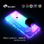 Bykski 단일 GPU 빌딩용 RGV-LAN-O11MINI-P 분배 플레이트 리안 리 PC-O11 미니 케이스 bykski 수로 보드 : 바오직구몰