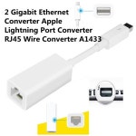 썬더볼트 2 기가비트 이더넷 컨버터 애플 라이트닝 포트 컨버터 RJ45 와이어 컨버터 A1433 신제품 : 글로벌셀렉트트