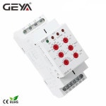 GEYA GRV8 10 리셋 시간 포함 3 상 전압 모니터링 릴레이, 폭 36 , 0.1S 10S, 신제품 : 프로 테크