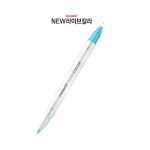 펜썰/800 모나미NEW라이브칼라(라이트블루)/수성펜낱개판매/트윈타입볼펜 : 펜썰문구