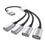 RYRA USB to 3 USB 20 허브 듀얼 4 포트 멀티 스플리터 어댑터 OTG PC 노트북 표면 액세서리 USB A 확장 전원 데이터 : 글로벌셀렉트트