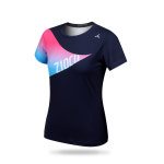 지오코 TRT-14016 웨이브 네이비그라 여성 반팔 티셔츠 배드민턴의류 탁구복 : 다원컴퍼니20