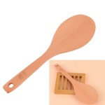 찌개국자 비치원목 우드볶음주걱 비취원목 볶음나무주걱 : 심바네다잇오