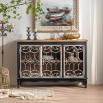 미식 빈티지 철예 도든 현관 장유리 사이드보드 검정 경럭셔리 펜션민박 까페 구제 저장물 : 네오의 백화점