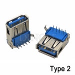 USB 30 USB30AF AM 타입 포트 수 암 솔더 잭 커넥터 PCB 소켓 USB 인터페이스 포트 90180 도 5 개 : 글로벌바이이