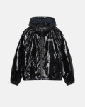 STUSSY 스투시스투시 비치 쉘 코티드 립스탑 자켓 BLACK : 라뗄르