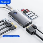 ORICODisplayLink 도킹 스테이션 타입 USB C 30  4K60hz HDMI 호환 DP PD100W SD 허브 어댑터 애플 M1 M2 윈도우즈 맥용 : 글로벌셀렉트트