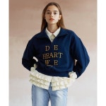 DEWEDEWE 레터링 집업_네이비 D23CTS06 159962 : 퀸더