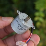 마이크로 기어 스텝퍼 모터 미니 24mm 2 상 6 선 기어 감소 스테핑 모터 DIY 에어컨 스윙 모터 24BYJ48 DC 12V : 셀렉어트랙트