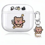 Yivenbarity Case Compatible with Pro 2 Cute Kawaii Bear Design Headphone for Girls Kids WomenSoft  곰 : 제이앤비컴퍼니st