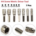 육각 생크 드라이버 육각 소켓 6 포인트 7 개세트 H4325 frequ  수공구 육각 생크 M25303540455055mm : 월드커넥트마켓