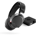 4GHz 혼합 블루투스 논스톱 듀얼 배터리 OLED 기지국 AI 노이즈 캔슬링 마이크 PC PS5 PS4 모바일 블랙 : bsone013