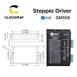 Leadshine 스테퍼 드라이버 Nema 17 Nema 23 스테퍼 모터 컨트롤러 CNC 조각기 DM556 2 상 2050VAC 0556A : 셀렉어트랙트