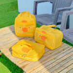 병아리 도시락가방 보냉백 보온 미니 이유식 사각 캠핑 파우치 피크닉 직장인 소풍 도시락 : 리브레빈