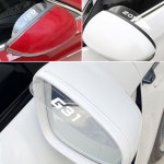 자동차 백미러 레인 아이브로우 액세서리, BMW G21 G05 G30 G06 G02 G16 G20 G31 G01 G11 G12 G14 G15 G07 G32 G38 G08, 2 개 : 텔릭