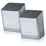 Turcom Stereo Computer Speakers Wireless Dual Bluetooth Mini PC Speaker 2.0 Channel, 3 Watt Each Pow : 심플마트2