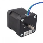 STEPPERONLINE Nema 17 스테퍼 모터 3D 프린터 CNC XYZ용 2 상 더블 샤프트 스테퍼 모터 2A 4리드 48mm 59Ncm : 셀렉어트랙트