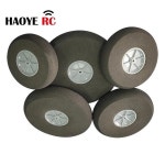 Haoye 고품질 비행기 바퀴 파이 25mm, RC 모델, 스폰지 휠, 타이어 랜딩 기어, 로트 당 2 개 : 베스트무역4호점