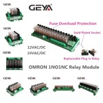GEYA 퓨즈 보호 릴레이 모듈 NGG2R 16 채널 12VDC 24VDC PLC 1NO1NC : 해외마켓닷닷
