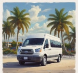 괌 렌트카 에이스렌트카 12벤 포드 트렌짓 350(동급차량 제공) : 괌바라기 괌렌트카자유여행