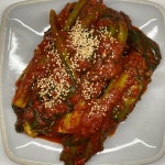 [명신수산] 여수 명물 돌산 완전 익힌 갓김치(3kg) 무료배송 : 명신수산