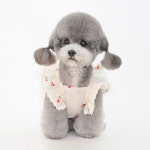 체리 프릴 강아지 원피스 봄 여름옷 애견 나시 레이스 드레스 강아지옷 : 쭈쭈야