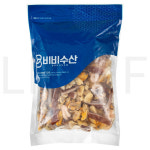 비비수산 기타해산물 새우살이 들어간 간편한 해물모둠 (냉동), 700g, 1개 : SUPER SALE
