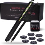 Super Large Golf Beer Sleeve for Bag with Reusable Cold Packs - Cooler 9 Cans Great Gift Holder Slin : 세천마켓