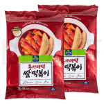 면사랑 떡볶이 통가래떡 쌀떡볶이 (냉동), 760g, 2개 : SUPER SALE
