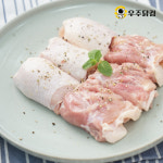 국내산 닭 사이정육 넓적다리살 순살 냉동,냉장 500g,1kg x 1팩,5팩 : 우주닭컴