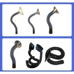 대형 후렉시블 덕트 후드 뚜꺼운 배기 먼지수집후드 파이프 뜸 스테인리스 흡연 커버 산업용 : 세트코어