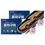 랭킹수산 기타생선 렌지에 구워먹는 꽁치구이 (냉동), 80g, 2팩 : SUPER SALE