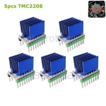 MKS TMC2208 드라이버 Nema 17 모터 스테퍼 엔진 TMC 2208 스테핑 히트 싱크 3D 프린터 Voron Klipper Marlin 드라이버 무음... 