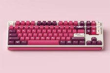 도자기키캡 Domikey X 제로 G 레드 벨벳 키캡 세트 ABS 더블샷 체리 프로필 키보드 87 tkl 104 ansi xd64 bm60 xd68 BM65 : 엠엔제이30